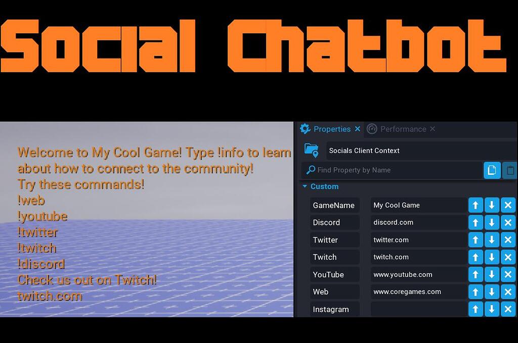 Socials Chat Bot - Community Content - Core Creator Forums