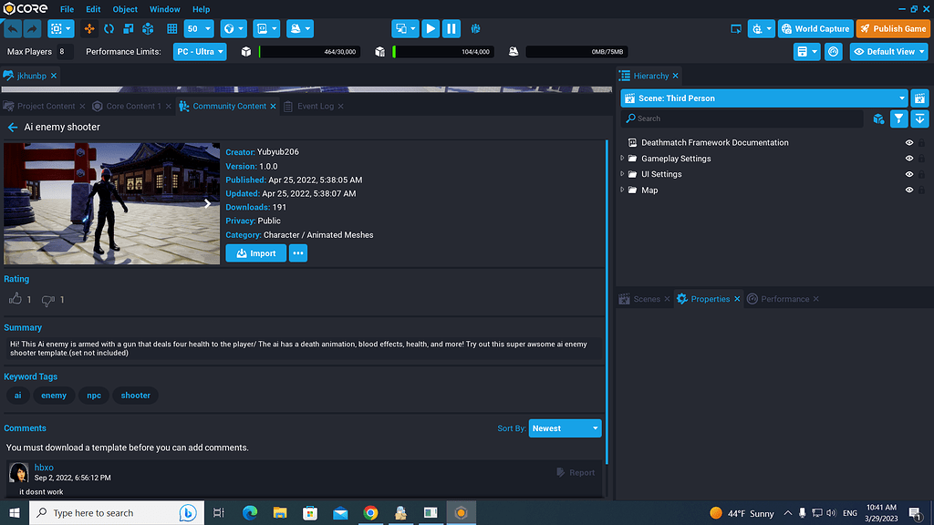 Use Enemy Ai - Community Content - Core Creator Forums