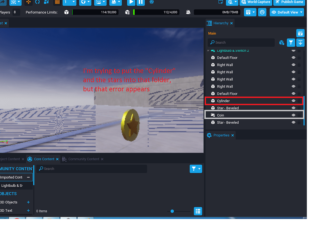 Non uniform scaling alert - Help - Core Creator Forums
