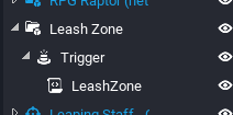 NPC Leash Zone Hierarchy