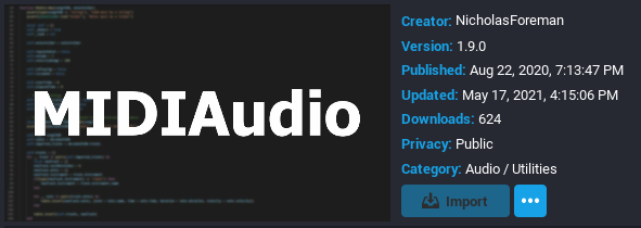 MIDIAudio-Screenshot